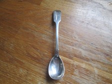 ANTIQUE VICTORIAN 163 YR OLD 14 GRAM SOLID SILVER HONEY/JAM SPOON LONDON 1862 FH