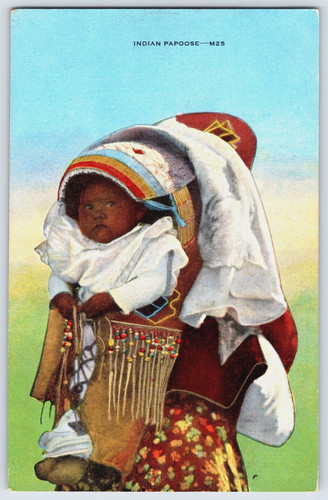 Native american papoose indian - american,