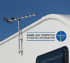 Maxview Touring TV Aerial Kit With Pole Mount for Caravan, Motorhome, Camper Van