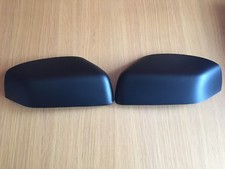 MATT BLACK WING MIRROR COVERS GRADE B FIT RANGE ROVER SPORT DISCOVERY 3 FREE 2