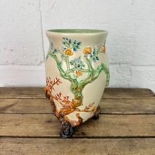Clarice Cliff VASE Newport pottery , England tree branch and blossom Series 990