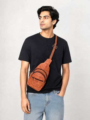 Men pure leather cross - leather,