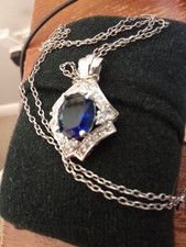 Antique ornate silver tone