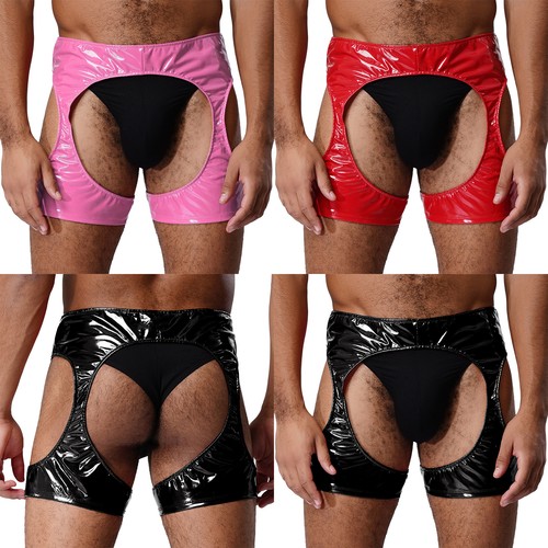 Men pvc leather - uk, boxer