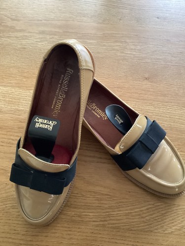 Russell bromley beige patent - bromley,