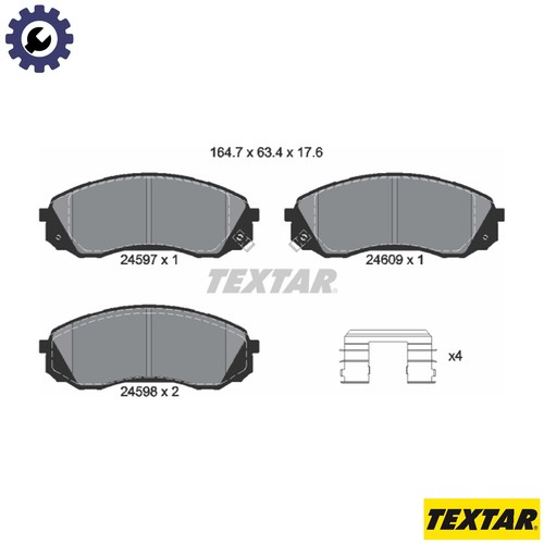 Brake pad set disc - disc,