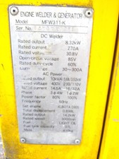 Panther Diesel Welder Generator Kubota Engine