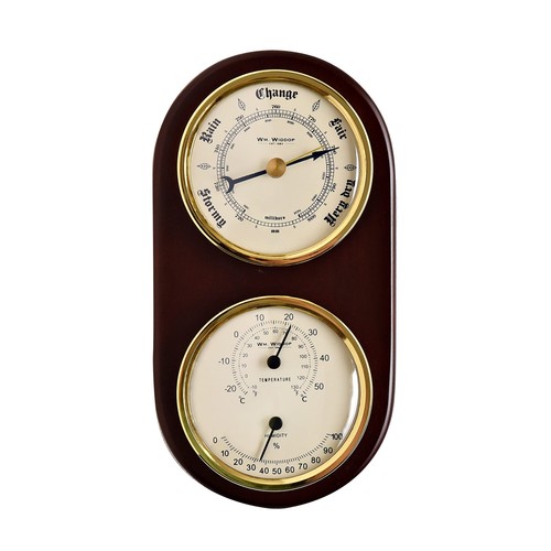 Widdop wooden barometer - wm.,