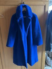 Fun Fur Electric Blue Long Coat