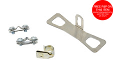 SET VINTAGE BICYCLE METAL MUDGUARD FITTINGS,FIXING CLIP & BRIDGE CLIP+FIX PLATE