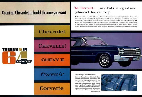 Chevrolet 1964 there 5 in - chevrolet,