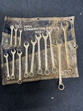 TEC 13-Piece Combination Wrench Set – Open & Box End Tools – Used –