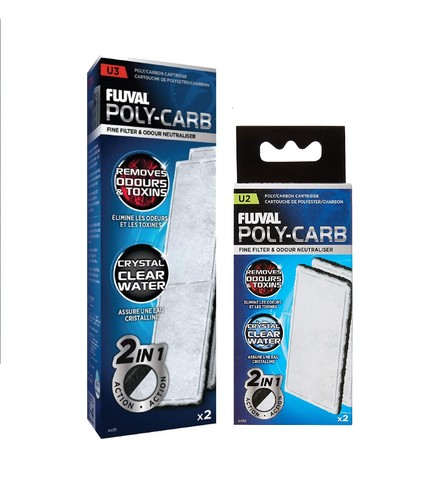 Fluval poly carbon filter - carbon,