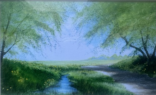 Original painting woodland - original,
