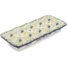 Polish Pottery Egg Crate 11"