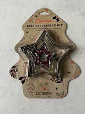 Christmas Tree STAR cookie cutter decoration kit
