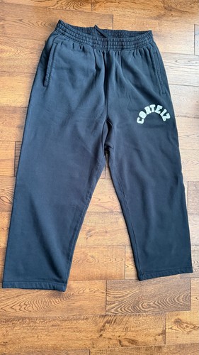 Corteiz mens black jogger - mens,