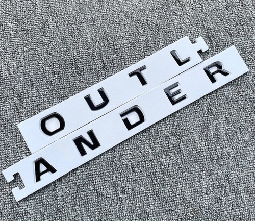 Mitsubishi outlander badge - mitsubishi,
