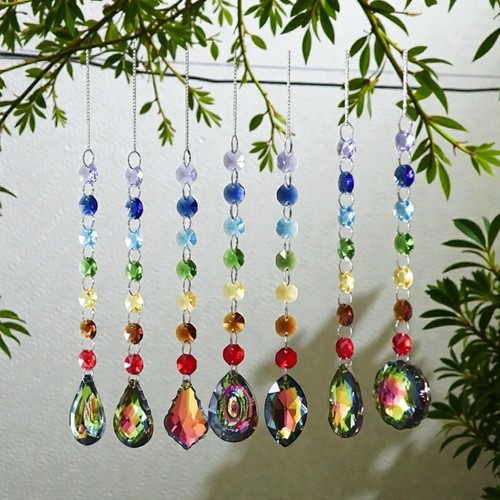 Crystal gem colourful hanging - crystal,