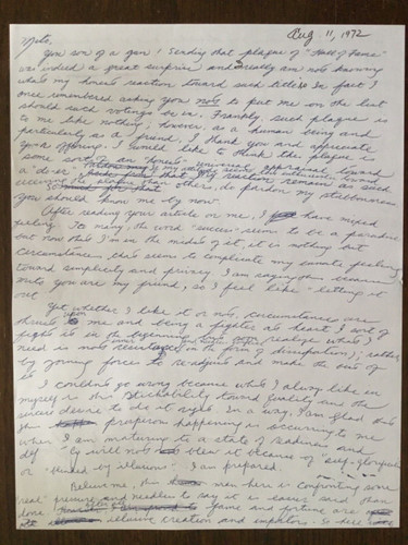 Bruce lee 1972 letter wrote - lee,