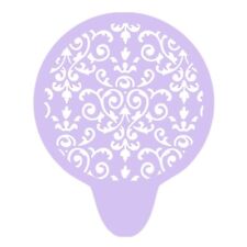 Damask Coffee Stencil –