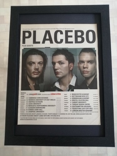 Placebo tour 2003 framed - uk,