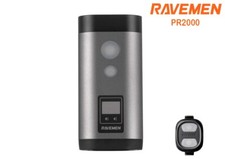 RAVEMEN Bike Light Bicycle Headlight LED Rechargeable Wireless Anti-Glare PR2000