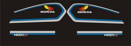 Honda h100s decal kit - honda,