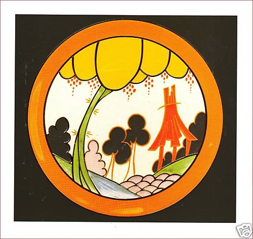 Clarice cliff card - card,