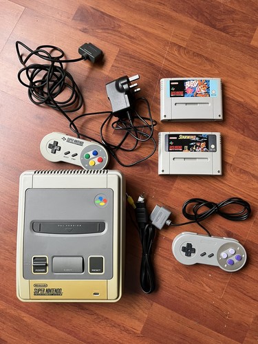 Snes super nintendo console - snes,