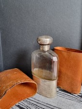 Silver And Glass Antique Hip