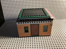 Coffee Shop & Minifigure - Cafe, food shop, bakery barista | All parts LEGO