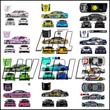 RC Car Sticker Set, Decals, Liveries For 1/10 Body Shells - Worldwide Shipping