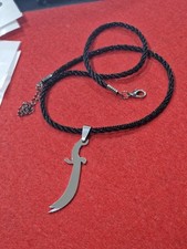 Sord Ya Ali Mola Black Thread Pendant Necklace Beautiful Islamic Gift