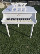 Vilac White Wooden Grand Piano