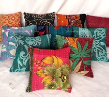 Vintage Kantha Cushion Cover
