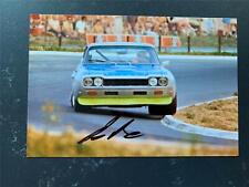Signed Dr.Helmut Marko Ford Capri RS 2600 6h Nürburgring 1971  13x18 photograph