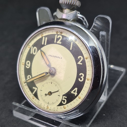 Vintage chrome metal ingersoll - vintage,