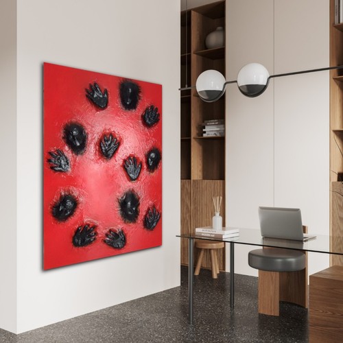 Richter style acrylic abstract - richter,