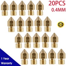 20X 3D Printer Nozzle 0.4mm