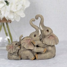 Elephant Family Ornament –