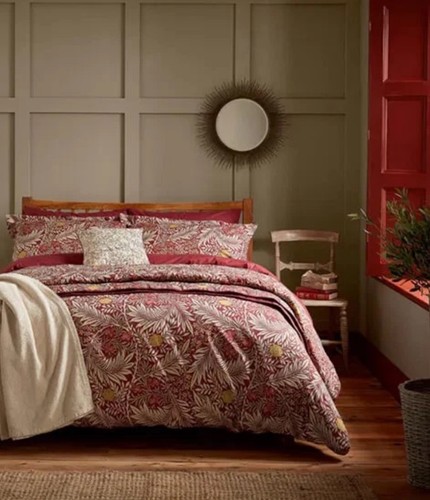 Morris larkspur duvet - co,