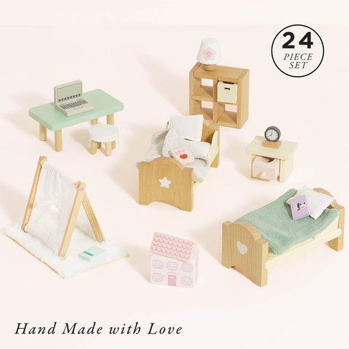 Toy van wooden doll house - -,