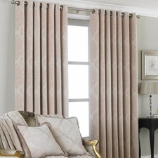 Paoletti Winchester Jacquard Eyelet Curtains 168X183