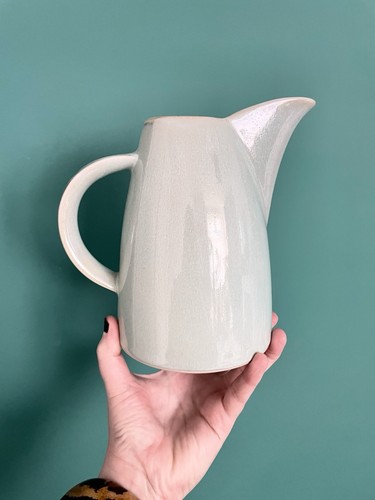 Rustic stoneware jug barely - rustic,