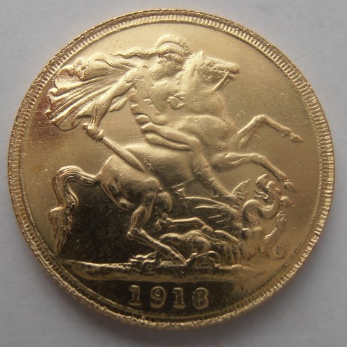 1916 sovereign restrike - sovereign,