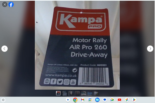 Kampa pro motor rally air - kampa,