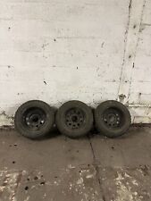 3 X Black Suzuki Jimmy Wheels with Insa Turbo Dakar Desert Track Tyres 205/70R15