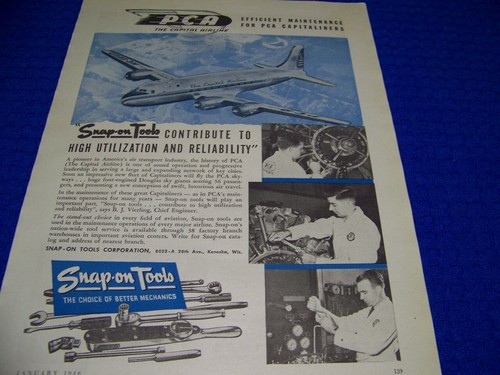 1946 snap tools pca the - snap-on,