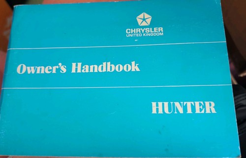 1975 chrysler hunter owner - 1975, owner's